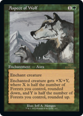 Aspect of Wolf (Retro Frame) (30A-477) - 30th Anniversary Edition
