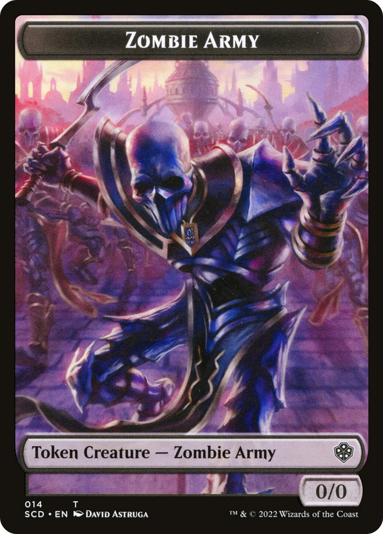 Zombie Army (TSCD-014) - Starter Commander Deck Tokens Foil