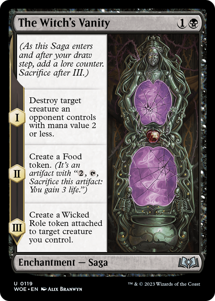 The Witch's Vanity (WOE-119) - Wilds of Eldraine