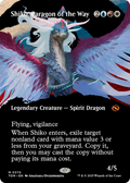 Shiko, Paragon of the Way (Borderless) (TDM-370) - Tarkir: Dragonstorm: (Showcase) Foil