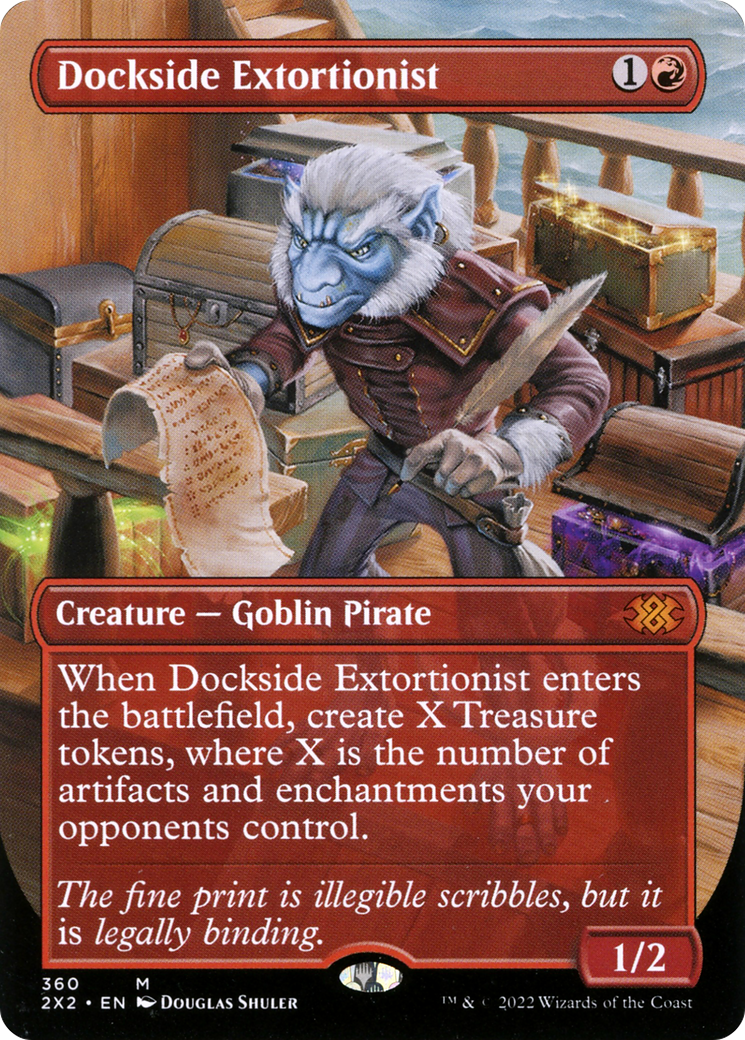 Dockside Extortionist (Borderless) (2X2-360) - Double Masters 2022