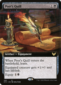 Poet's Quill (Extended Art) (STX-305) - Strixhaven: School of Mages: (Extended Art) Foil