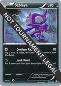 Sableye - 2013 (Jason Klaczynski) 062  World Championship Decks - Uncommon