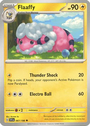 Flaaffy 067  - Reverse Holofoil SV01 Scarlet & Violet Base Set - Uncommon