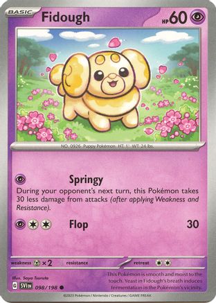 Fidough 098/198  SV01 Scarlet & Violet Base Set - Common