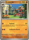 Krokorok 116  - Reverse Holofoil SV01 Scarlet & Violet Base Set - Common