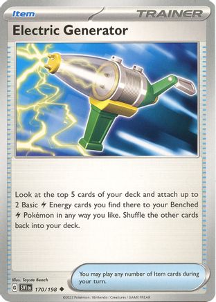 Electric Generator 170  SV01 Scarlet & Violet Base Set - Uncommon