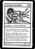 Celestine Cave Witch (No PW Symbol) (CMB1-) - Mystery Booster Playtest Cards 2021