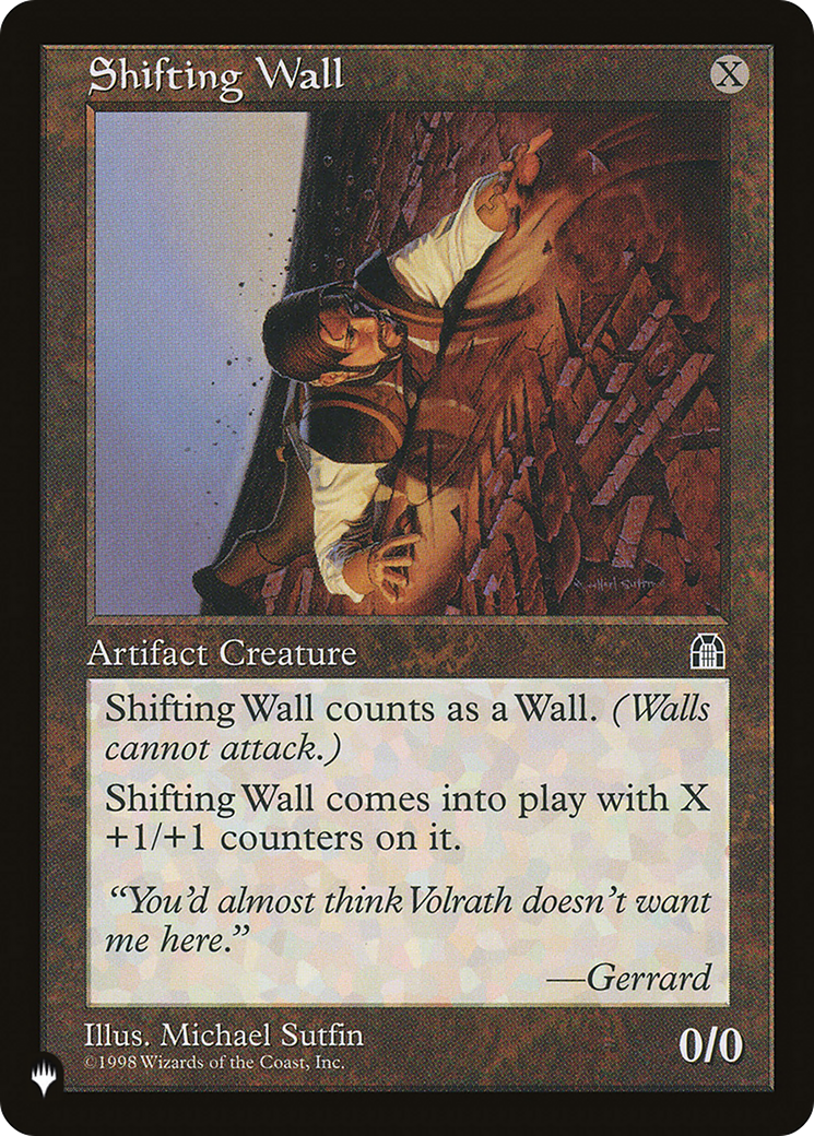 Shifting Wall (LIST-) - The List