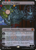 Karn, Living Legacy (Borderless) (DMU-372) - Dominaria United Foil