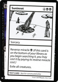 Sunimret (CMB1-) - Mystery Booster Playtest Cards 2019