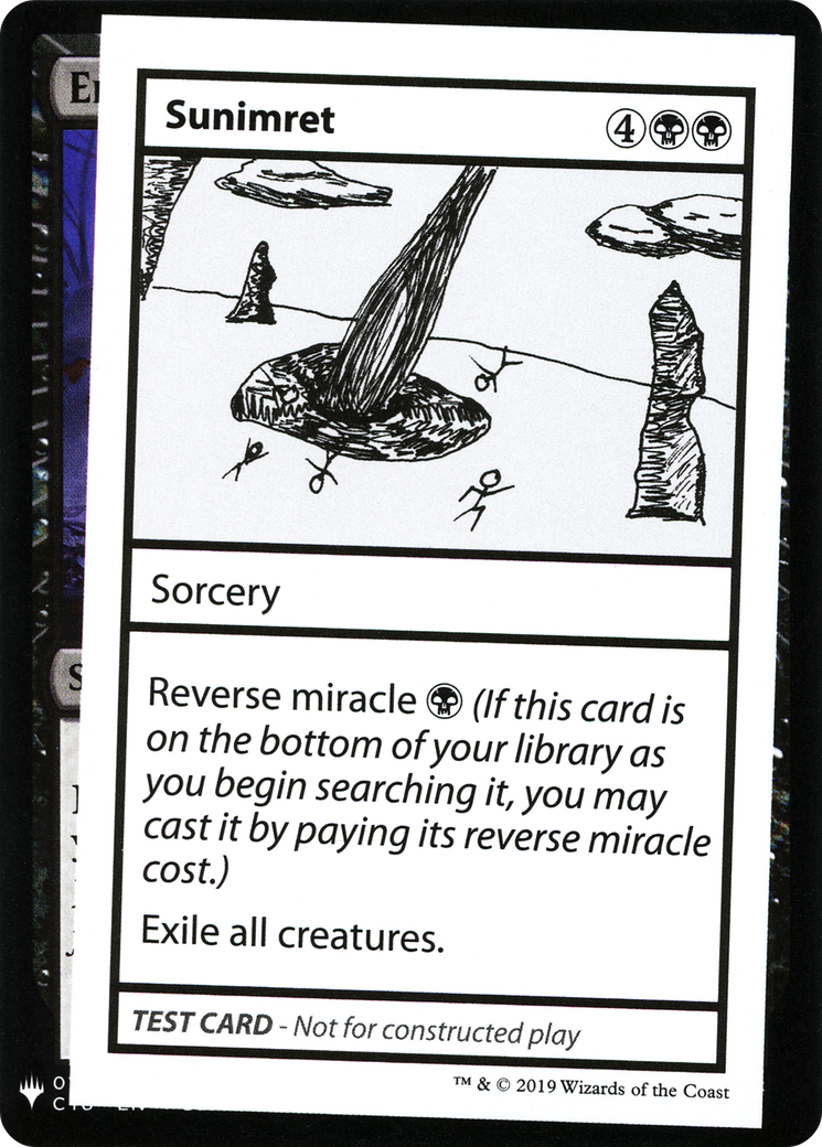 Sunimret (CMB1-) - Mystery Booster Playtest Cards 2019