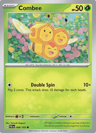 Combee 008  SV02 Paldea Evolved - Common