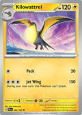 Kilowattrel 082  - Reverse Holofoil SV02 Paldea Evolved - Uncommon