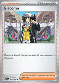 Giacomo 182  - Reverse Holofoil SV02 Paldea Evolved - Uncommon