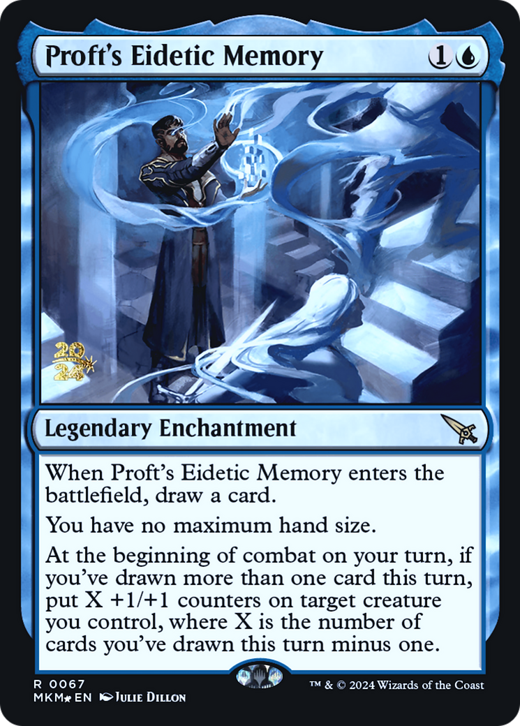 Proft's Eidetic Memory (PRE-067) - Murders at Karlov Manor Promos Foil