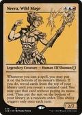Neera, Wild Mage (Showcase) (CLB-434) - Commander Legends: Battle for Baldur's Gate: (Showcase) Foil