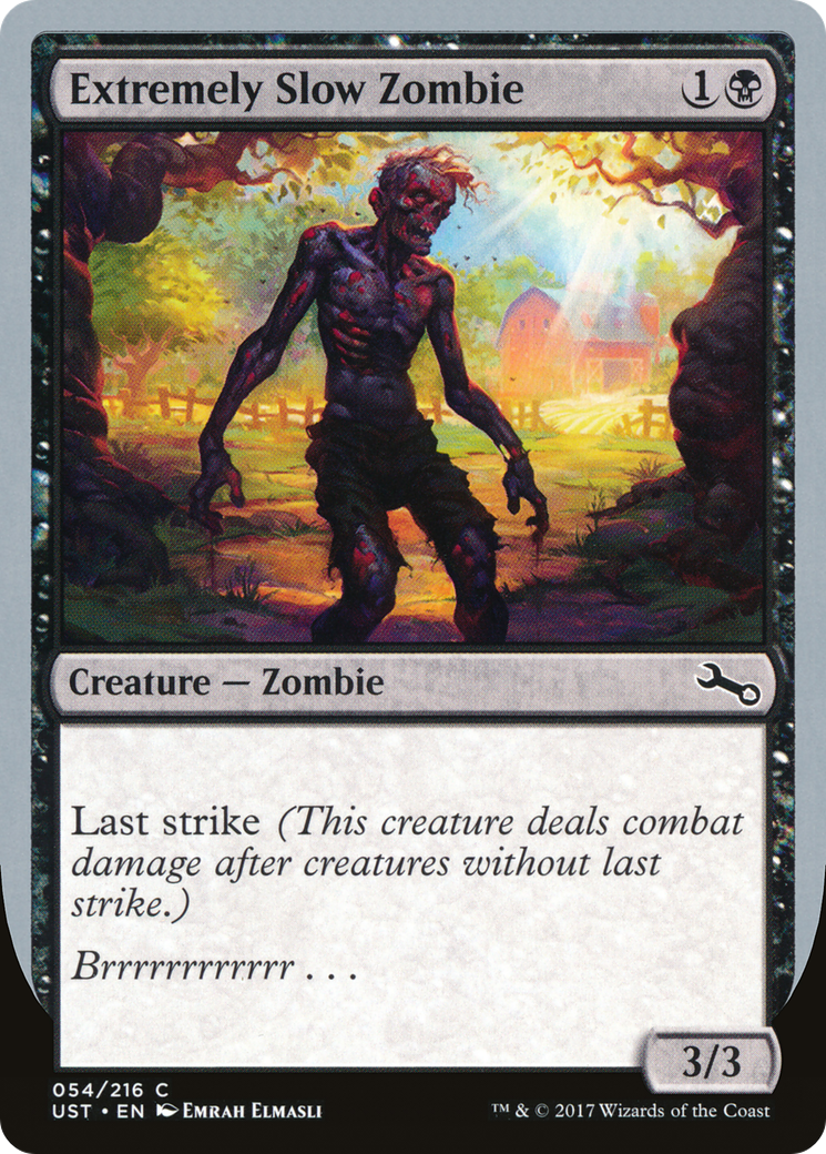 Extremely Slow Zombie (A) (UST-054) - Unstable Foil