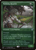 Nishoba Brawler (PPDMU-434) - Dominaria United Foil