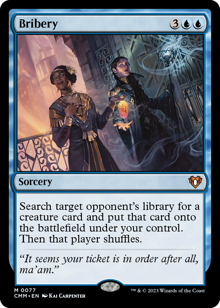 Bribery (CMM-077) - Commander Masters Foil