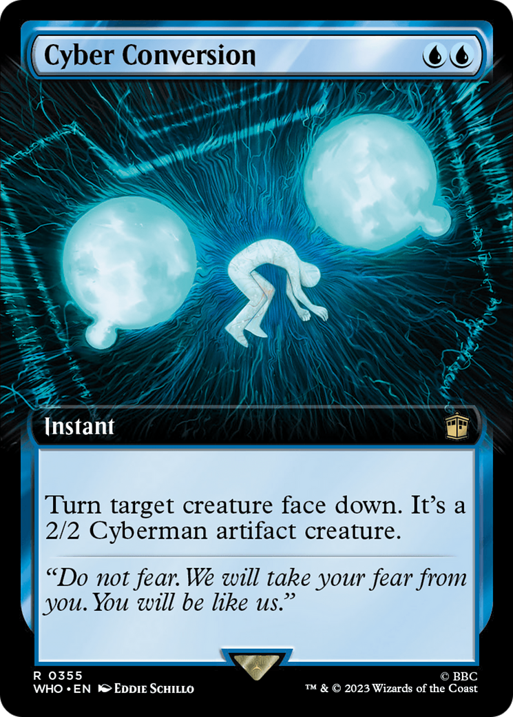 Cyber Conversion (Extended Art) (WHO-355) - Doctor Who: (Extended Art)