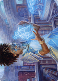 Zimone, Quandrix Prodigy // Zimone, Quandrix Prodigy (ASTX-046) - Strixhaven Art Series (Borderless)