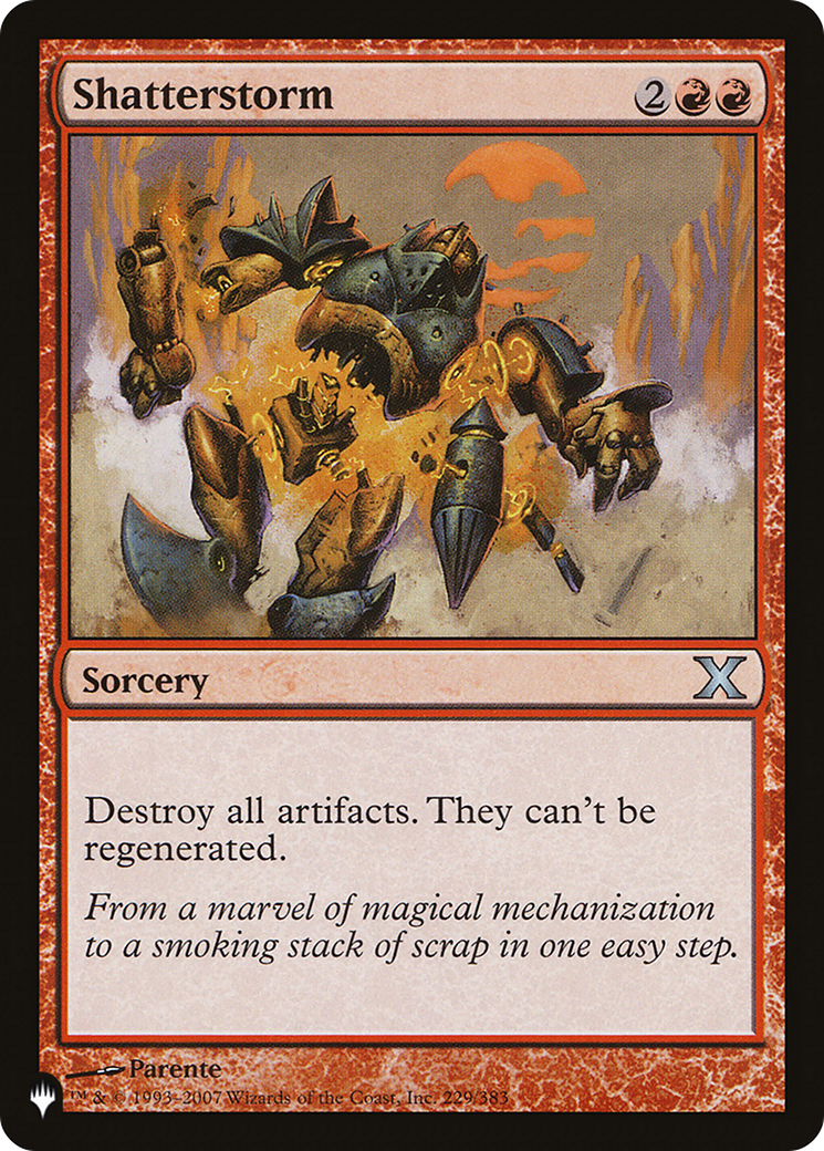 Shatterstorm (LIST-229/383) - The List