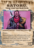 Satoru, the Infiltrator (Showcase) (OTJ-298) - Outlaws of Thunder Junction: (Showcase) (Borderless)