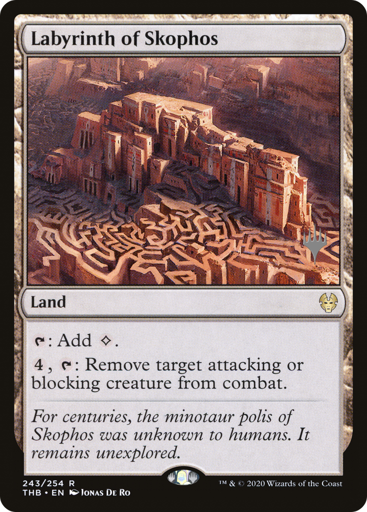 Labyrinth of Skophos (PPTHB-243) - Theros Beyond Death Promos Foil