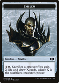 Emblem - Ob Nixilis of the Black Oath // Zombie Token (C14-35 // 16) - Commander 2014 Tokens