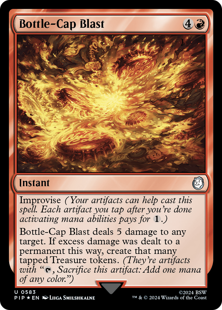 Bottle-Cap Blast (Surge Foil) (PIP-583) - Fallout Foil