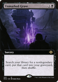 Unmarked Grave (Extended Art) (MH2-453) - Modern Horizons 2: (Extended Art) Foil