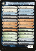 Checklist Card - (CH1) Shadows over Innistrad (SOI-CH1) - Shadows over Innistrad Tokens
