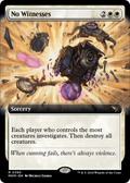 No Witnesses (Extended Art) (MKM-390) - Murders at Karlov Manor: (Extended Art) Foil