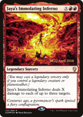 Jaya's Immolating Inferno (PRE-133) - Dominaria Promos Foil