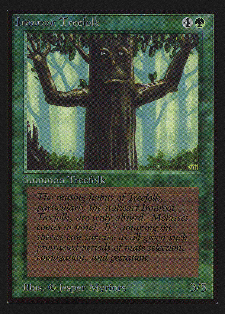Ironroot Treefolk (IE) (IED-) - Intl. Collectors' Edition