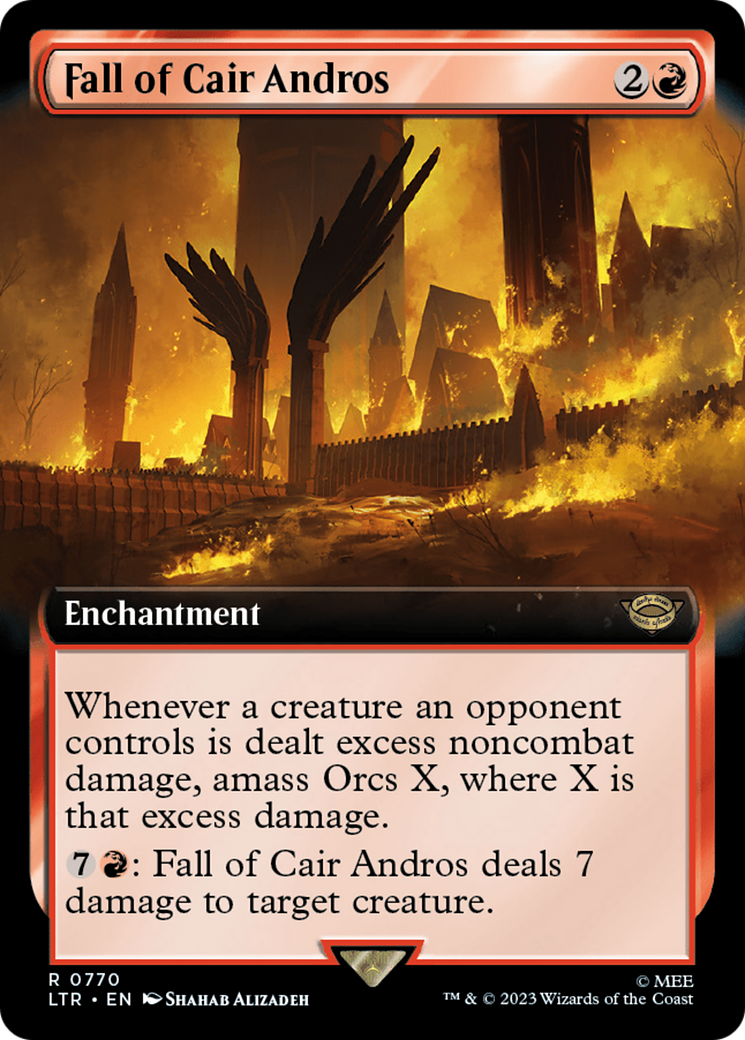 Fall of Cair Andros (Extended Art) (Surge Foil) (LTR-770) - The Lord of the Rings: Tales of Middle-earth: (Extended Art) Foil
