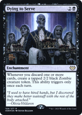 Dying to Serve (PRE-109) - Innistrad: Crimson Vow Promos Foil