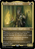 Kaust, Eyes of the Glade (Display Commander) - Thick Stock (MKC-049) - Murders at Karlov Manor Commander Foil
