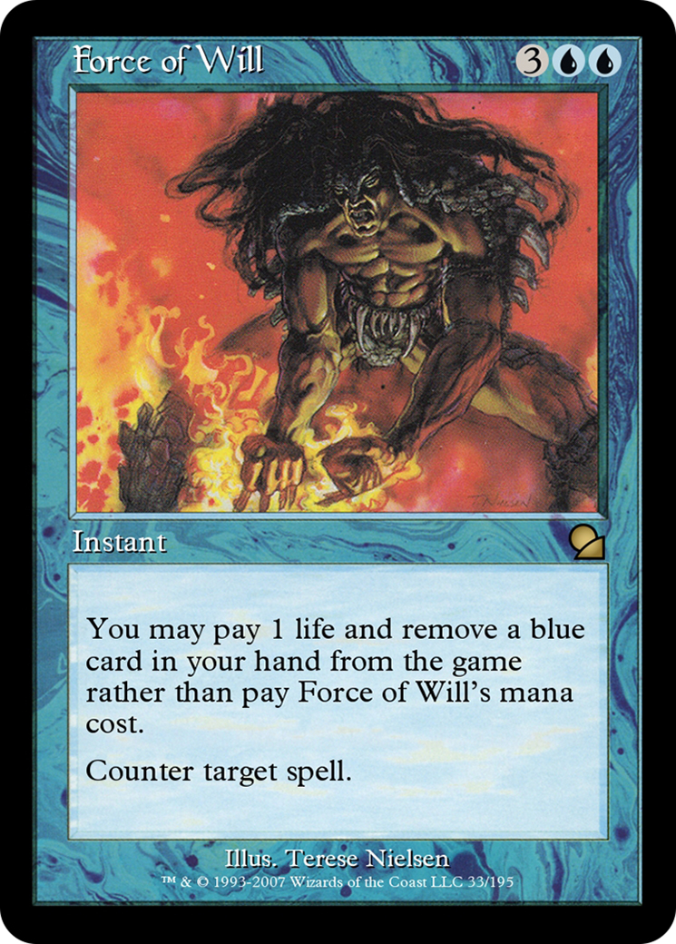 Force of Will (ME1-033) - Masters Edition Foil