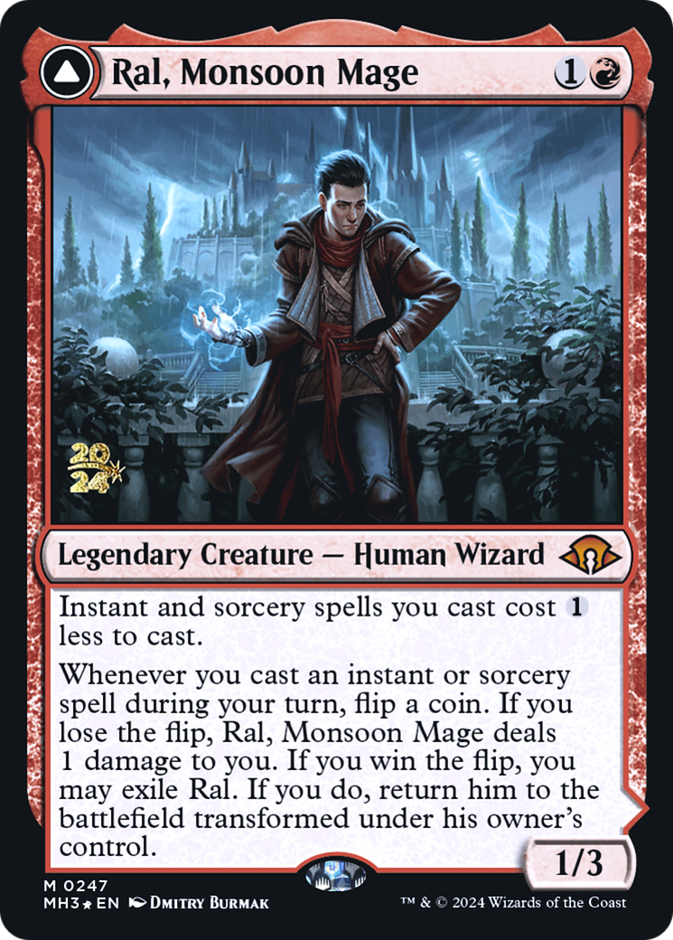 Ral, Monsoon Mage (PRE-247) - Modern Horizons 3 Promos Foil