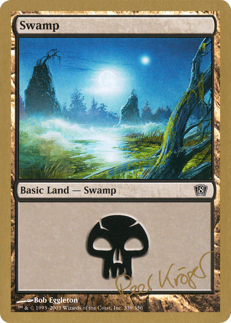 Swamp (339) - 2003 Peer Kroger (8ED) (WCD-) - World Championship Decks 2003