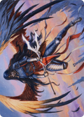 Liesa, Forgotten Archangel // Liesa, Forgotten Archangel (AMID-063) - Midnight Hunt Art Series (Borderless)