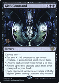 Gix's Command (PRE-097) - The Brothers' War Promos Foil