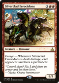 Silverclad Ferocidons (PRE-115) - Rivals of Ixalan Promos Foil