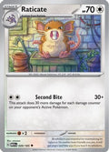 Raticate 020  - Reverse Holofoil SV Scarlet & Violet 151 - Uncommon