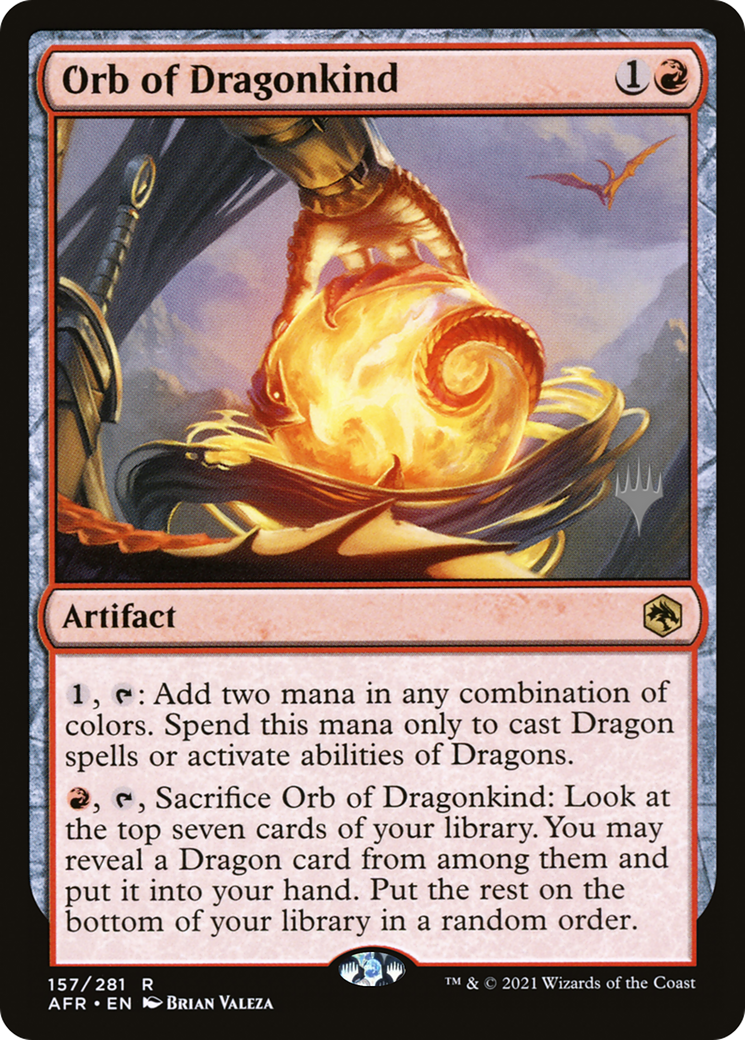 Orb of Dragonkind (PPAFR-157) - Adventures in the Forgotten Realms Promos Foil