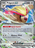 Pidgeot ex 164  - Holofoil SV03 Obsidian Flames - Double Rare
