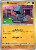 Nosepass 107  - Reverse Holofoil SV03 Obsidian Flames - Common