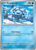 Cryogonal 055  - Reverse Holofoil SV03 Obsidian Flames - Common